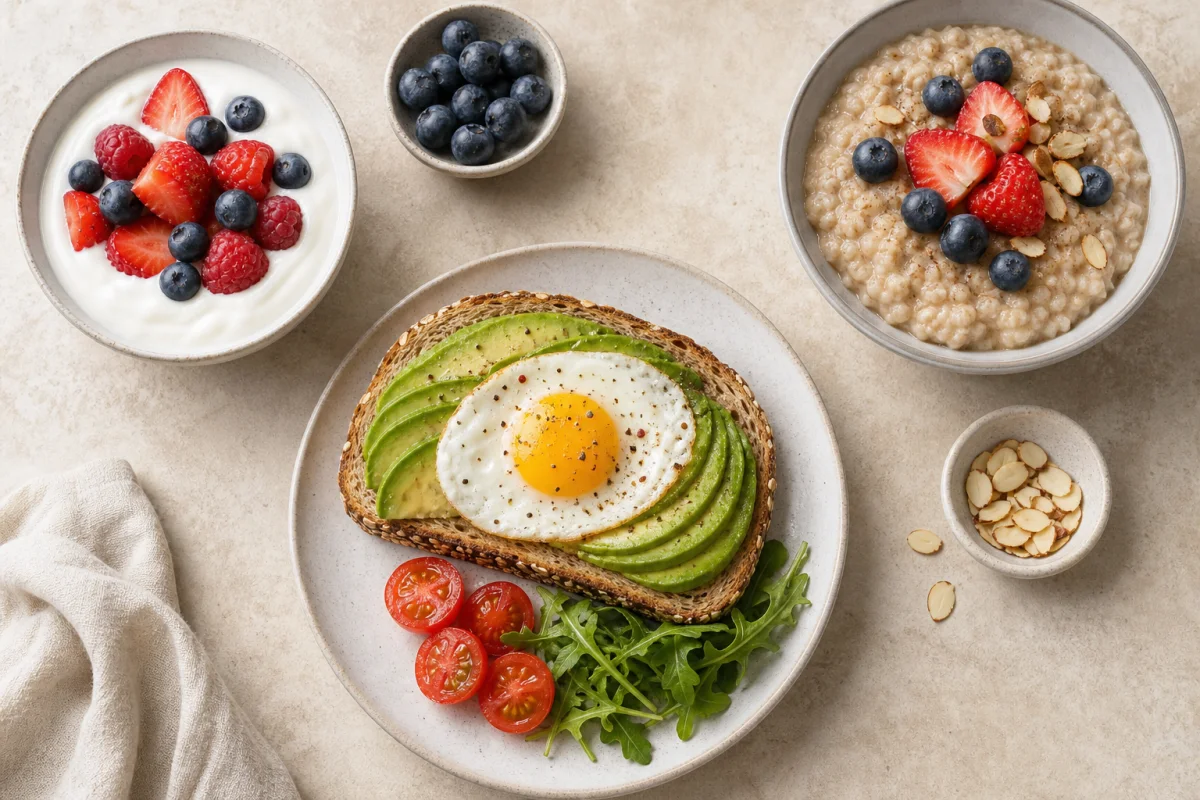 A healthy breakfast bowl